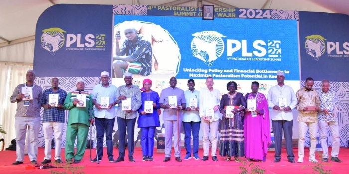 Leaders from key government departments, agencies, and partners during the Multi-Sectoral Technical Team Workshop on the implementation of the 4th Pastoral Leadership Summit (PLS) Resolutions, Nairobi.
